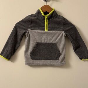 Kids Gray and Yellow Pullover Top